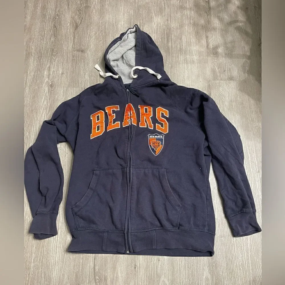 Vintage NFL Black Bears Zipper Hoodie